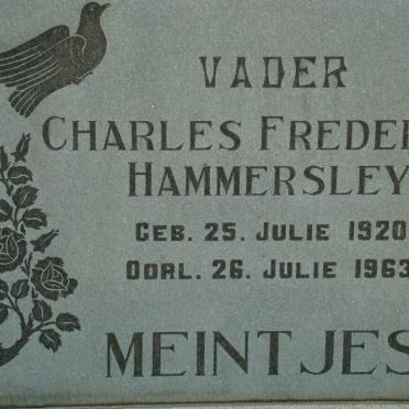 MEINTJES Frederick Hammersley 1920-1963