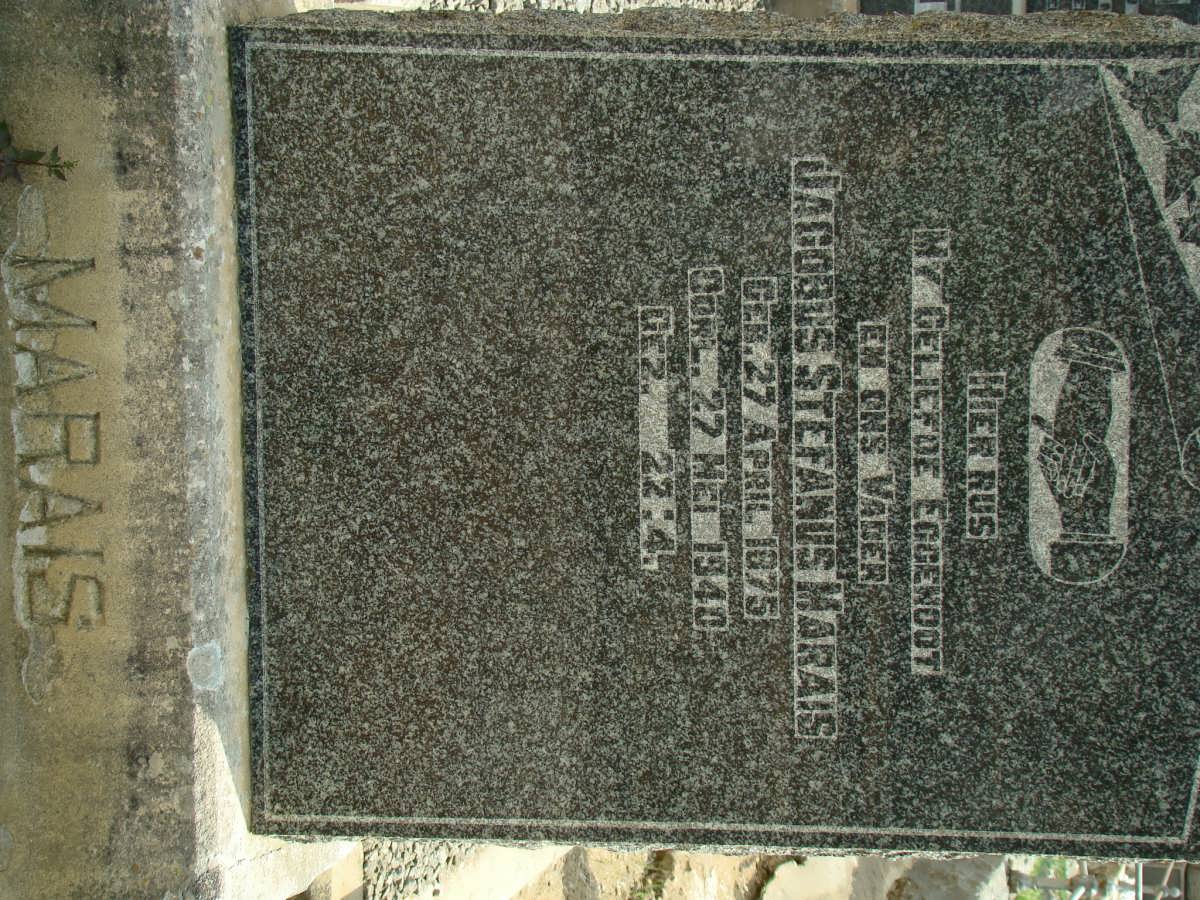 MARAIS Jacobus Stephanus 1875-1940