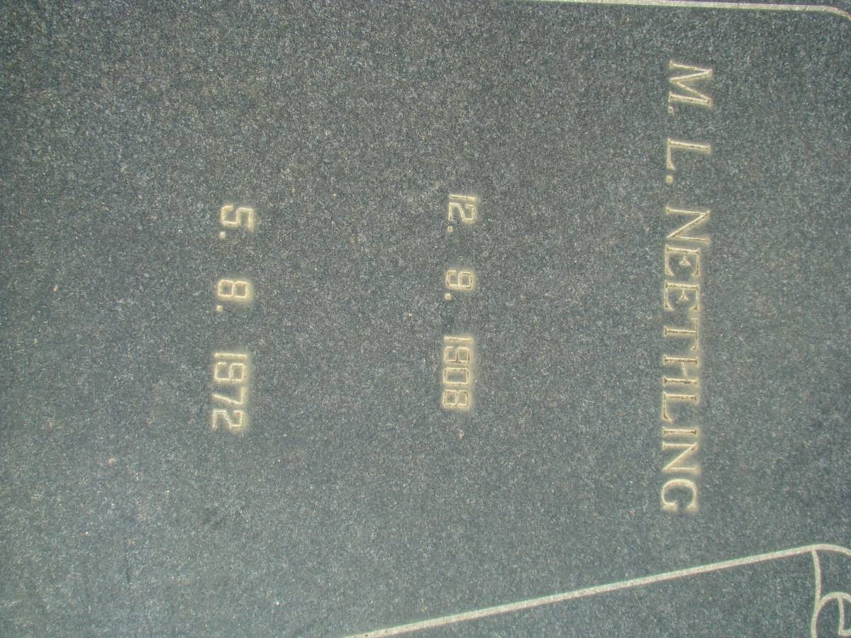 NEETHLING M.L. 1908-1972