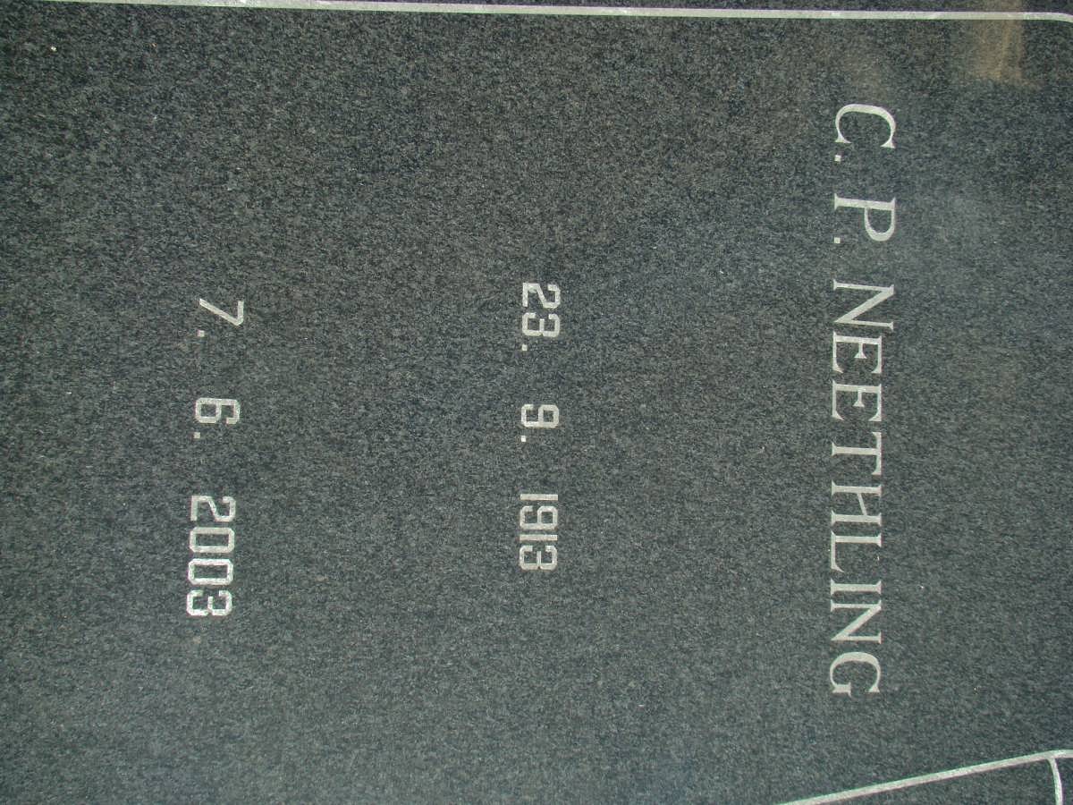 NEETHLING C.P. 1913-2003
