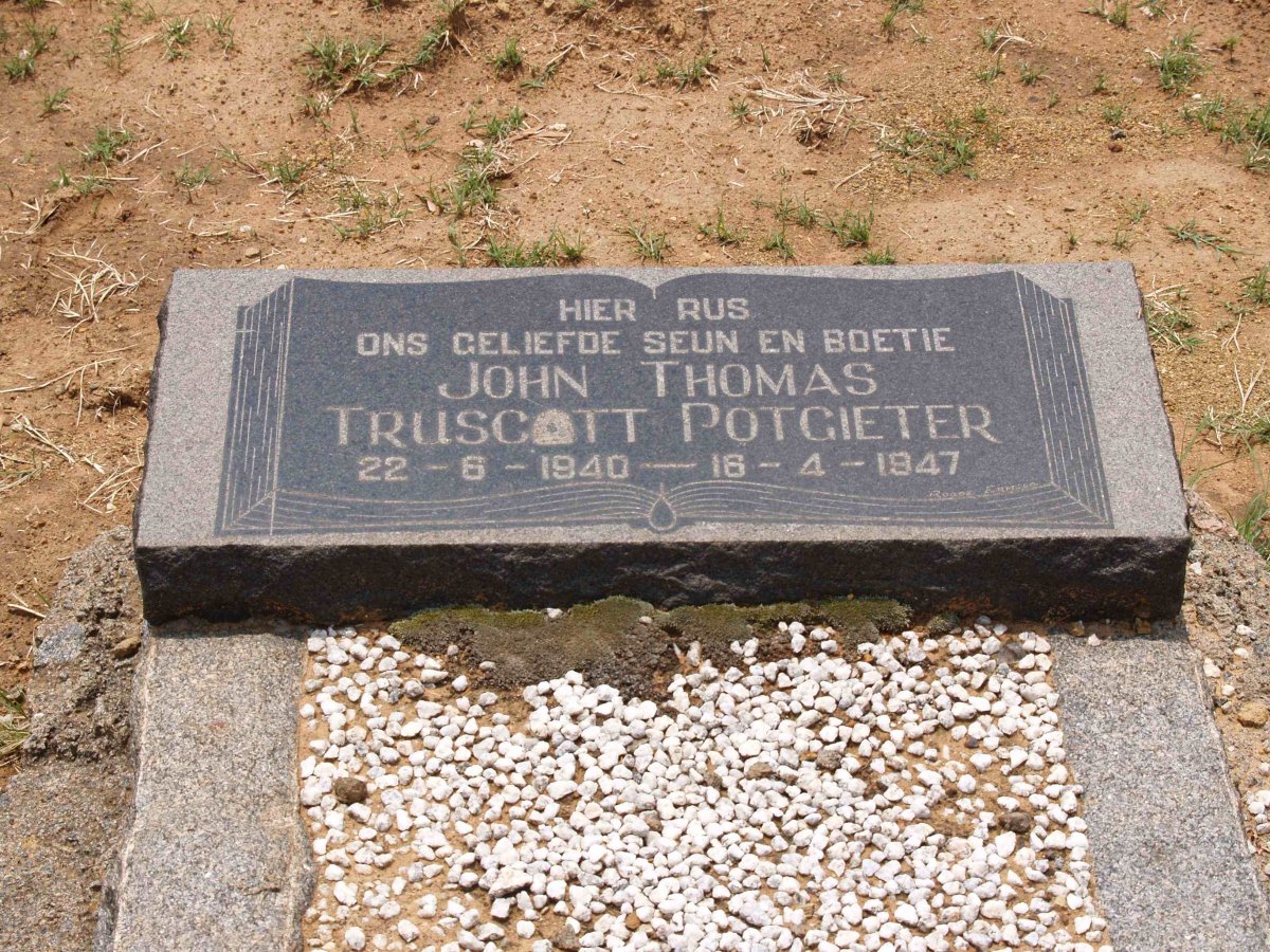 POTGIETER John Thomas Truscott 1940-1947