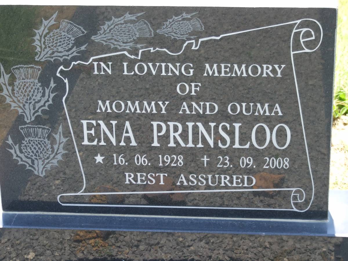 PRINSLOO Ena 1928-2008
