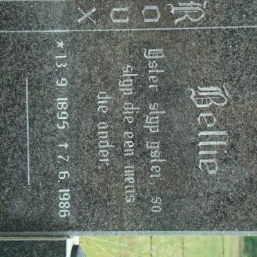 ROUX Bellie 1895-1986