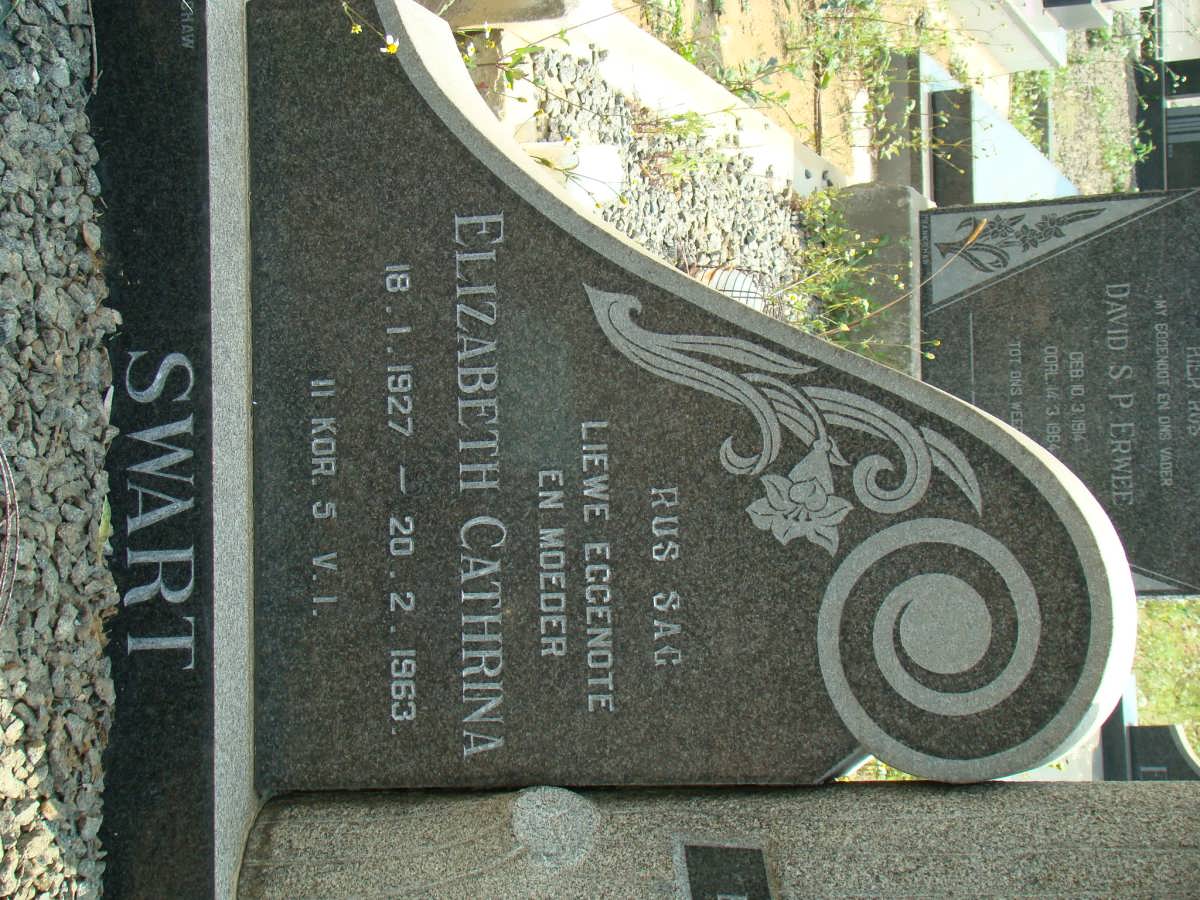 SWART Elizabeth Cathrina 1927-1963