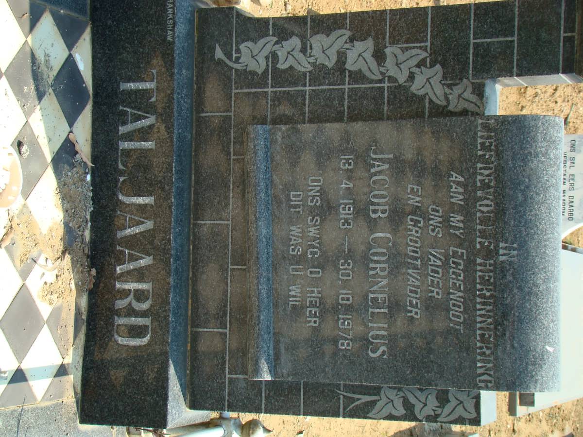 TALJAARD Jacob Cornelius 1913-1978