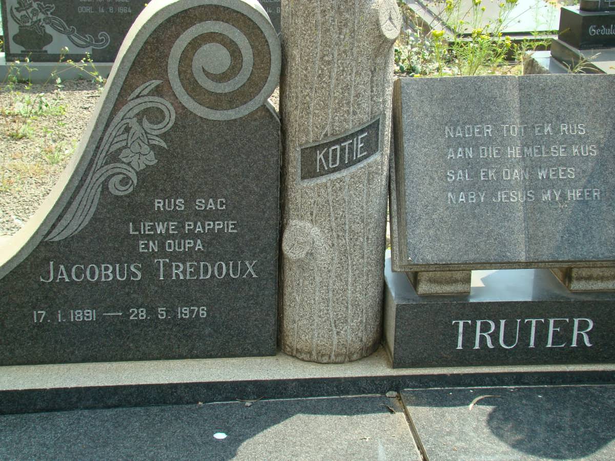 TRUTER Jacobus Tredoux 1891-1976