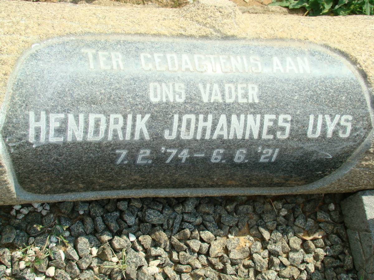 UYS Hendrik Johannes 1874-1921