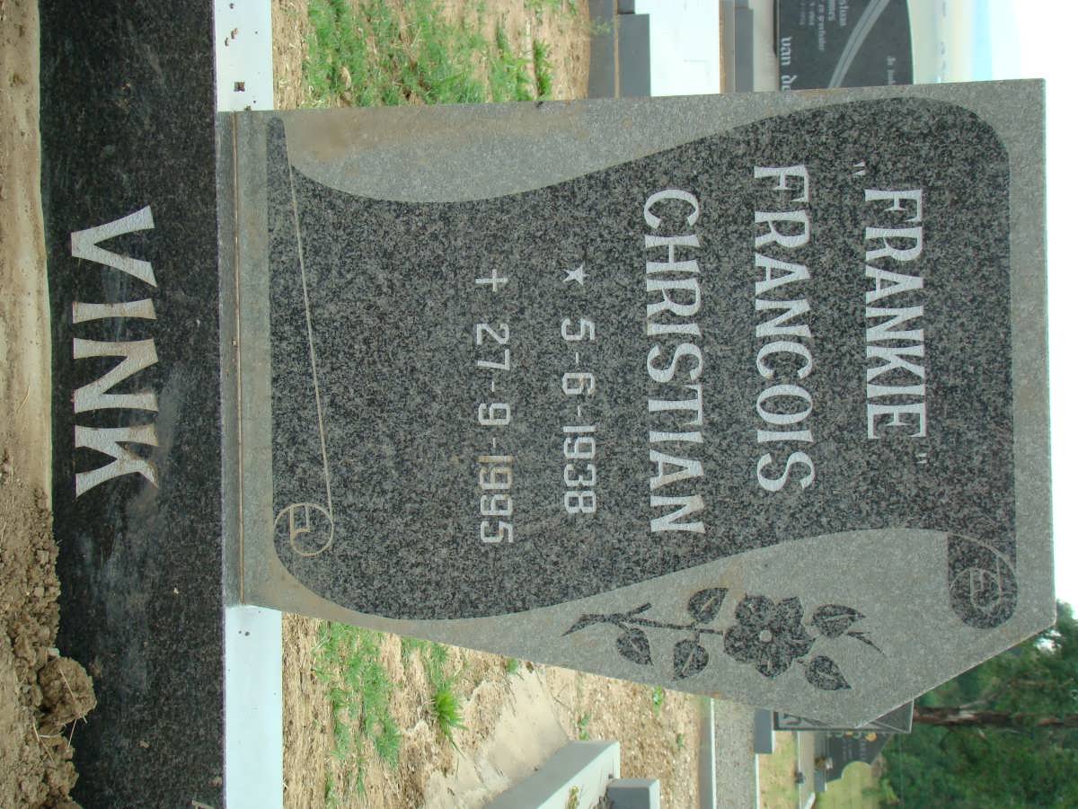 VINK Francois Christian 1938-1995