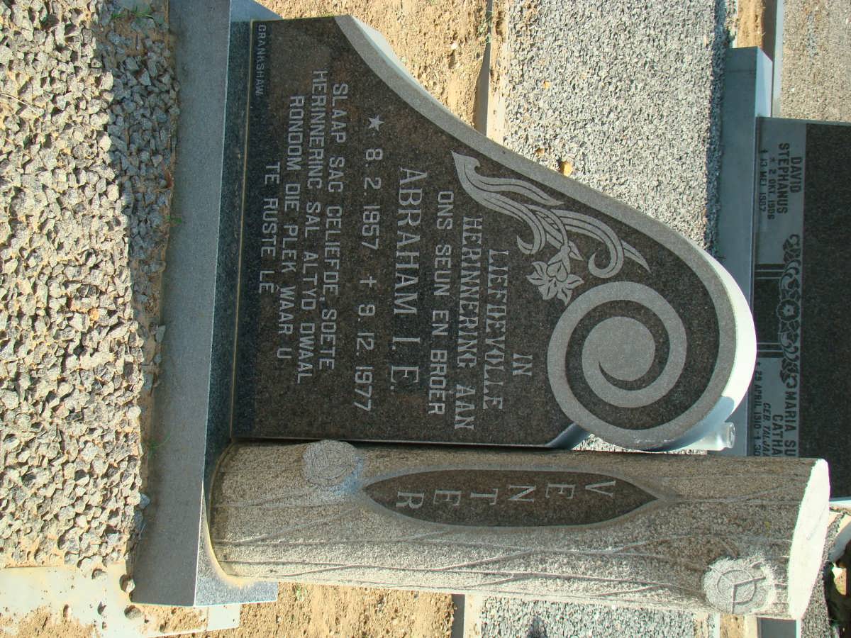 VENTER Abraham I.E. 1957-1977