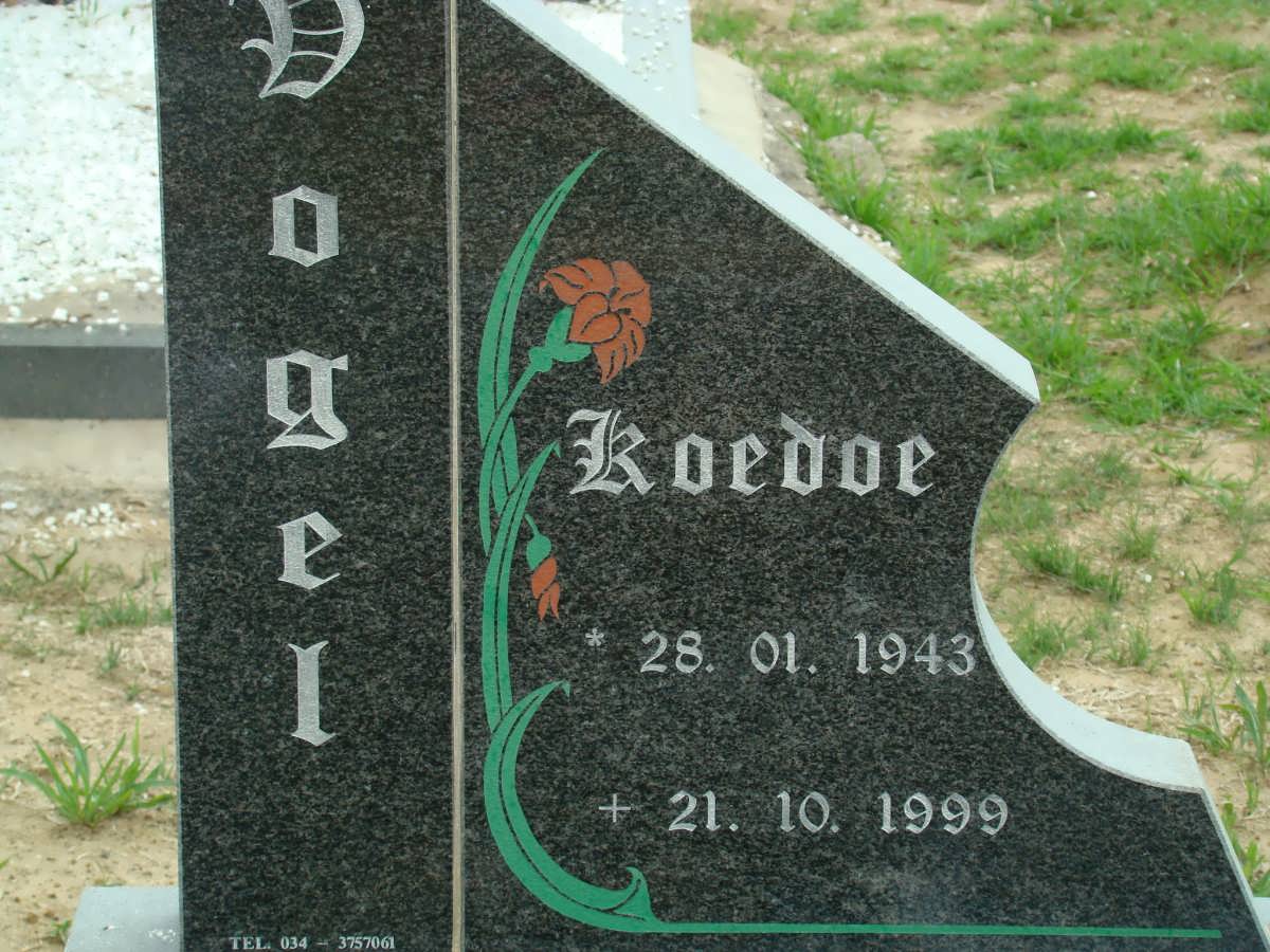 VOGEL Koedoe 1943-1999