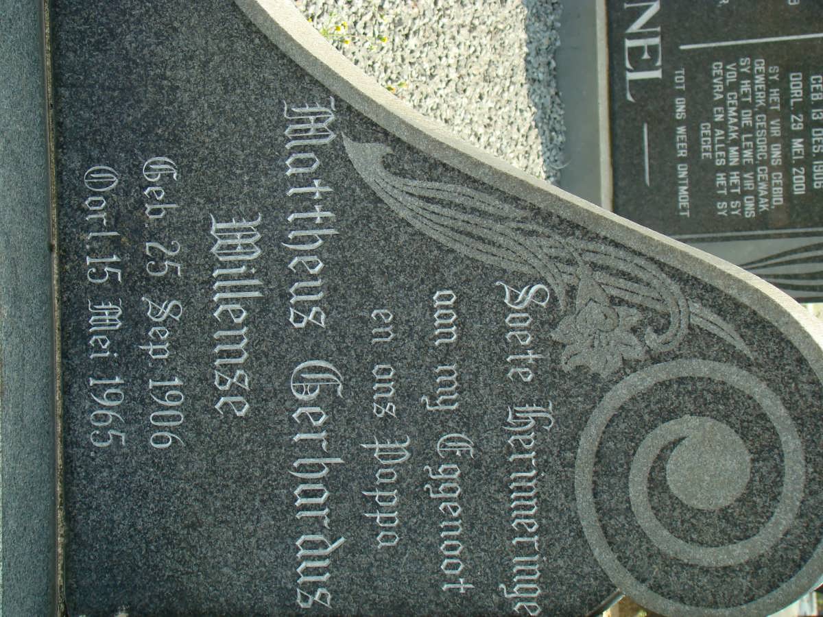 WILLEMSE Mattheus Gerhardus 1906-1965