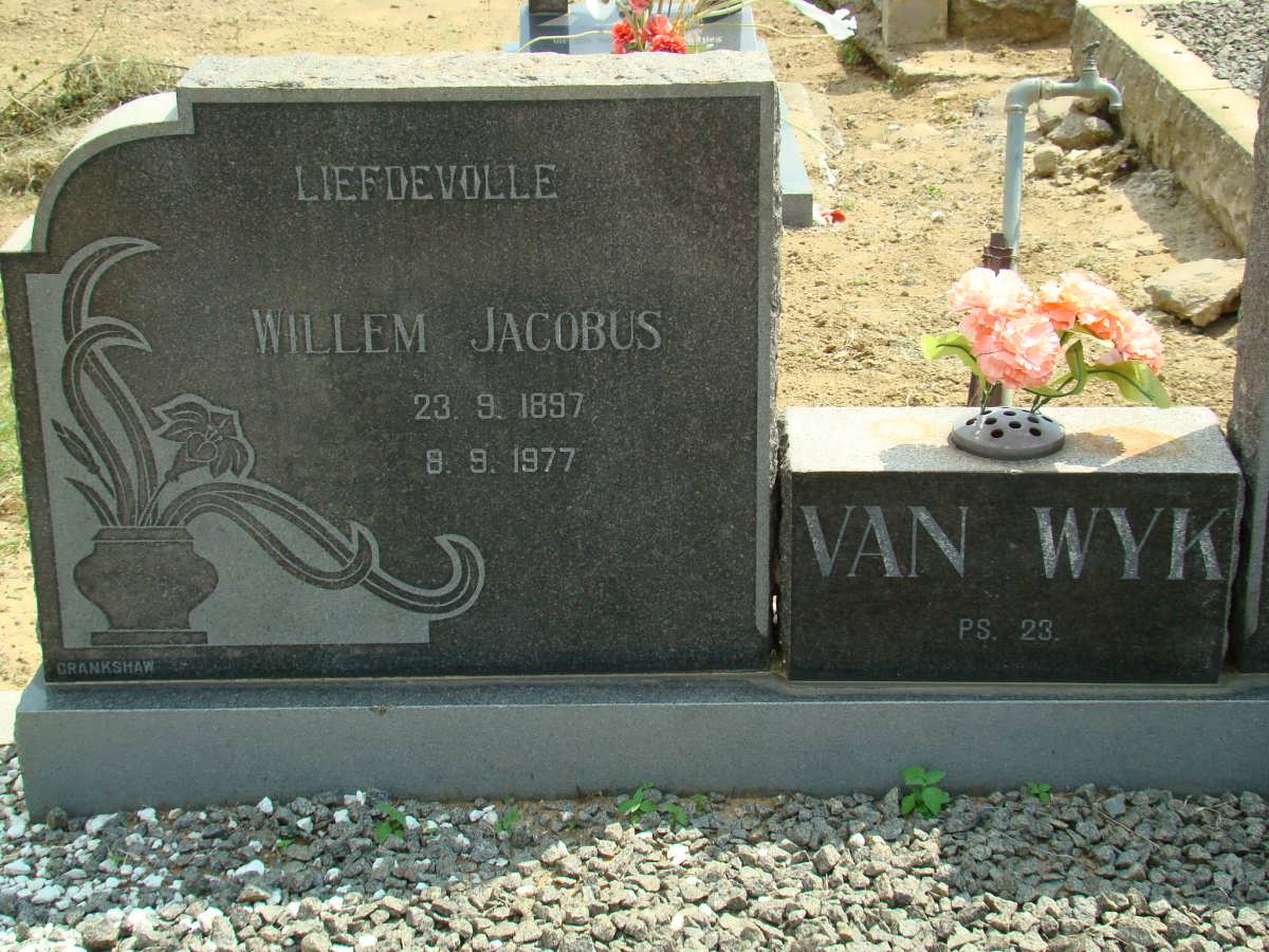 WYK Willem Jacobus, van 1897-1977