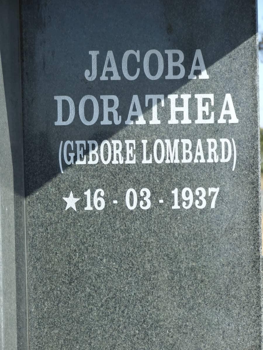 BIERMAN Philippus Jacobus Lodewikus 1923-2010 &amp; Jacoba Dorathea LOMBARD 1937-