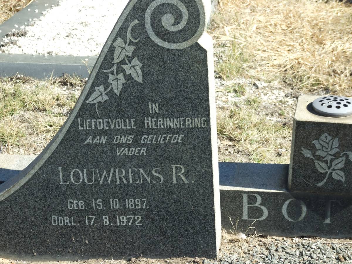BOTHA Louwrens R. 1897-1972