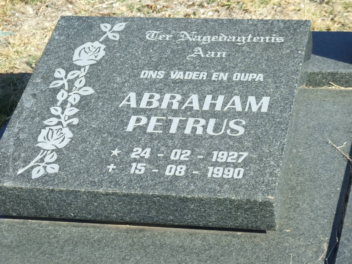 CLAASEN Abraham Petrus 1927-1990 &amp; Maria Jacoba van AARDT 1934-1997