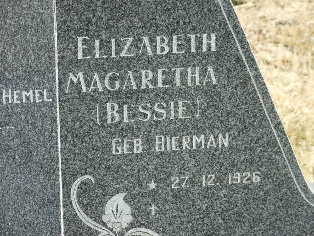 DAVEL Johannes Pieter Willem 1917-1989 &amp; Elizabeth Magaretha BIERMAN 1926-
