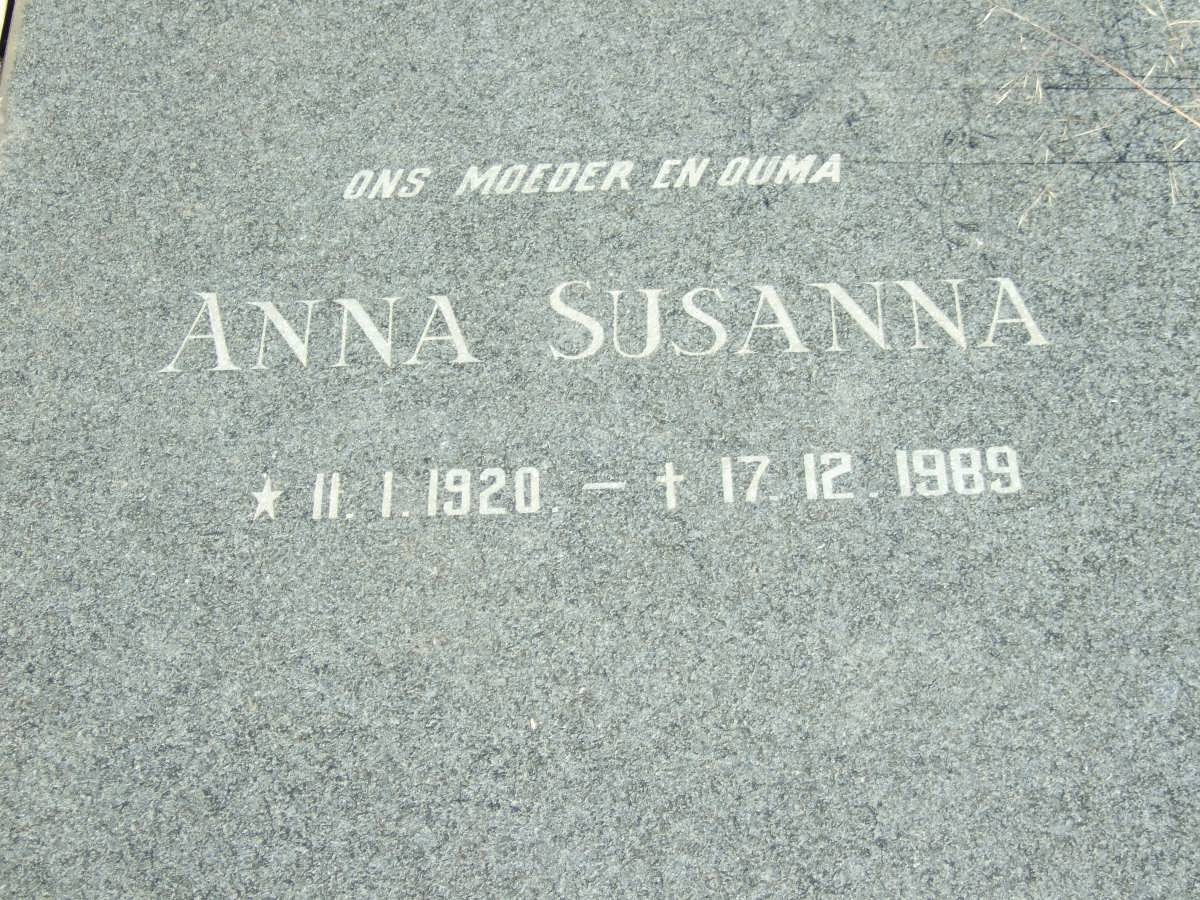 GROBLER Marthinus Cornelius 1916-1978 &amp; Anna Susanna 1920-1989