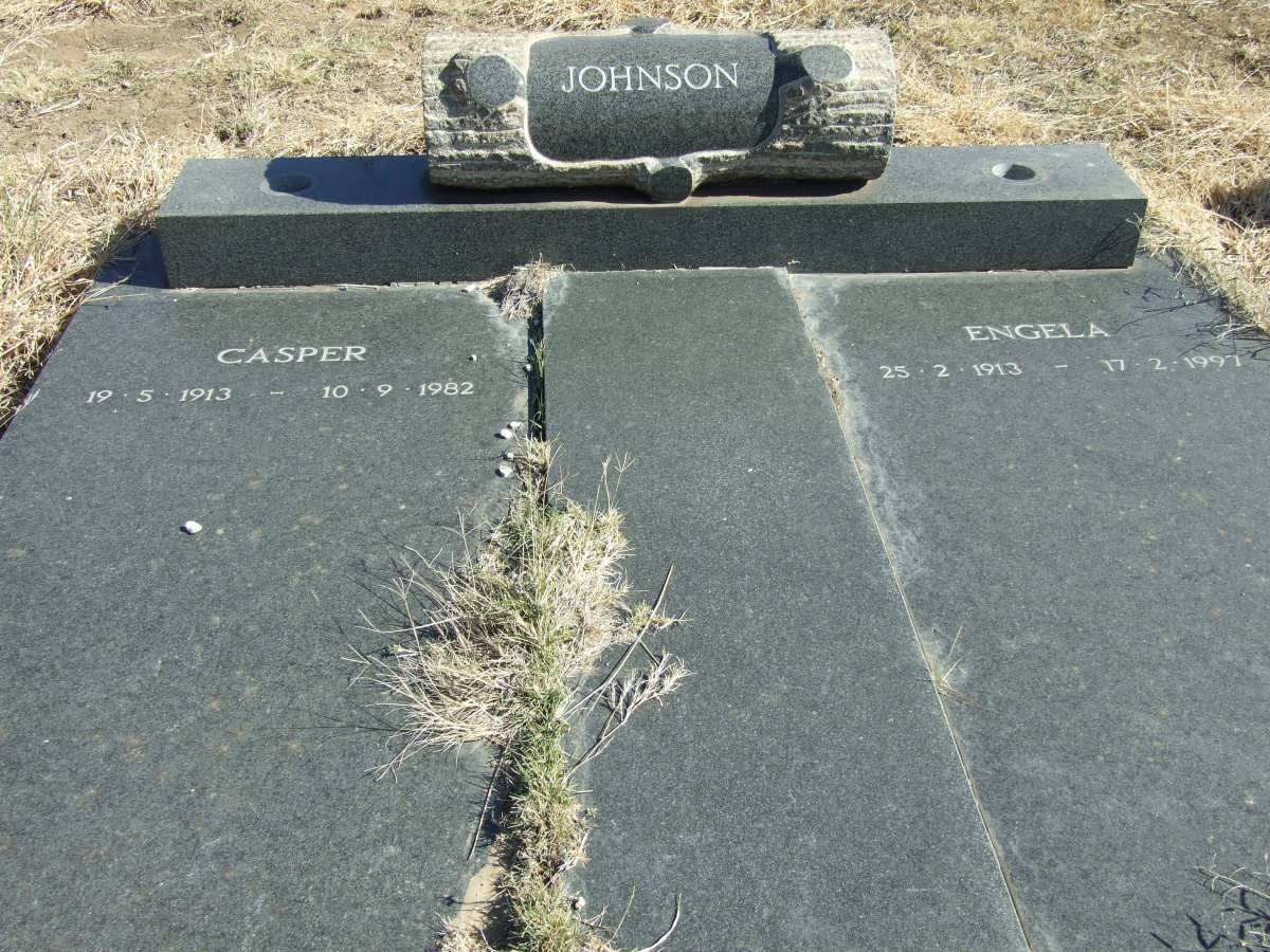 JOHNSON Casper 1913-1982 &amp; Engela 1913-1997