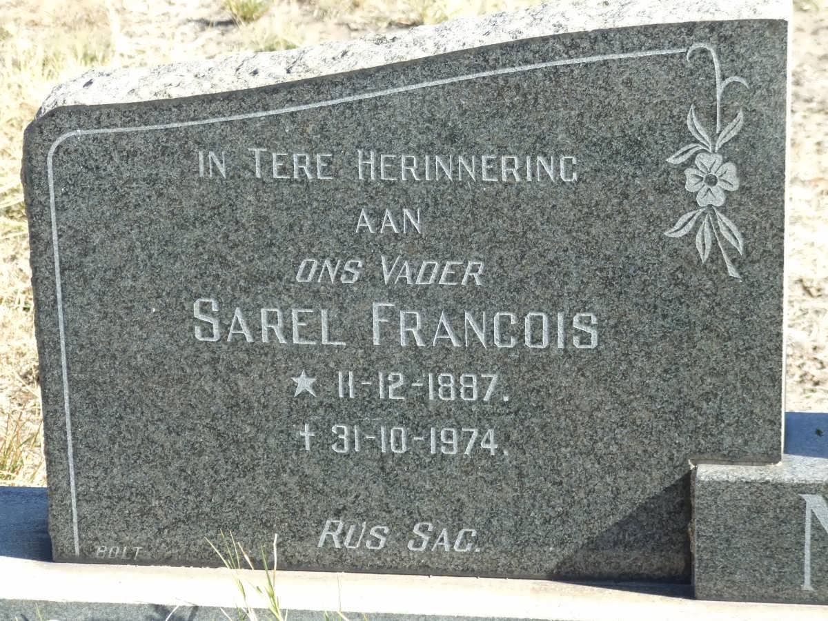 NAUDE Sarel Francois 1887-1974 &amp; Elizabeth Magdalena Maria van ROOYEN 1892-1974