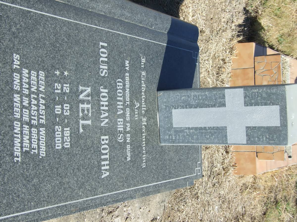 NEL Louis Johan Botha 1920-2000