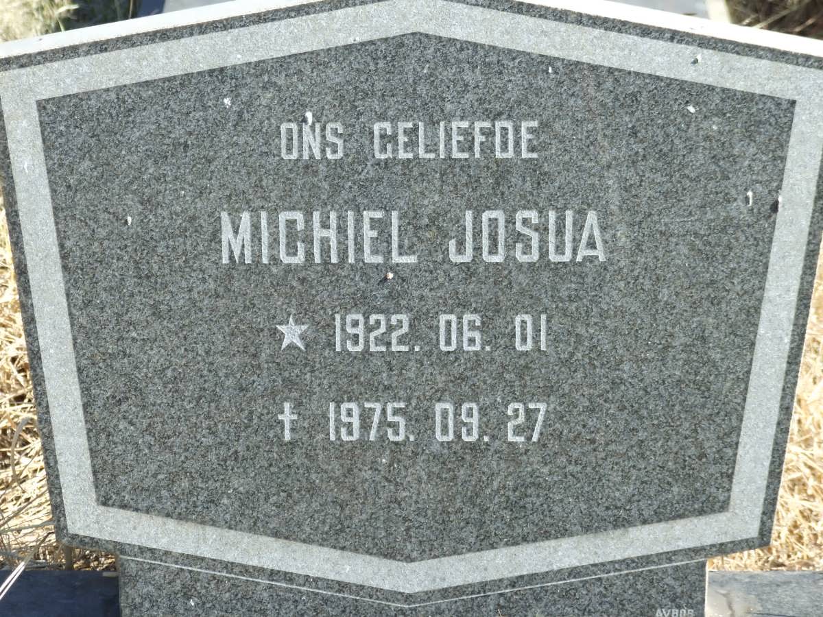 ? Michiel Josua 1922-1975
