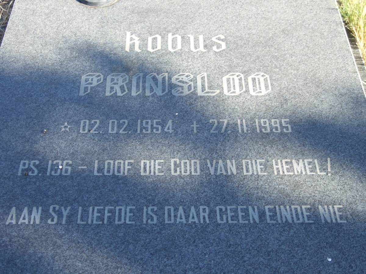 PRINSLOO Kobus 1954-1995