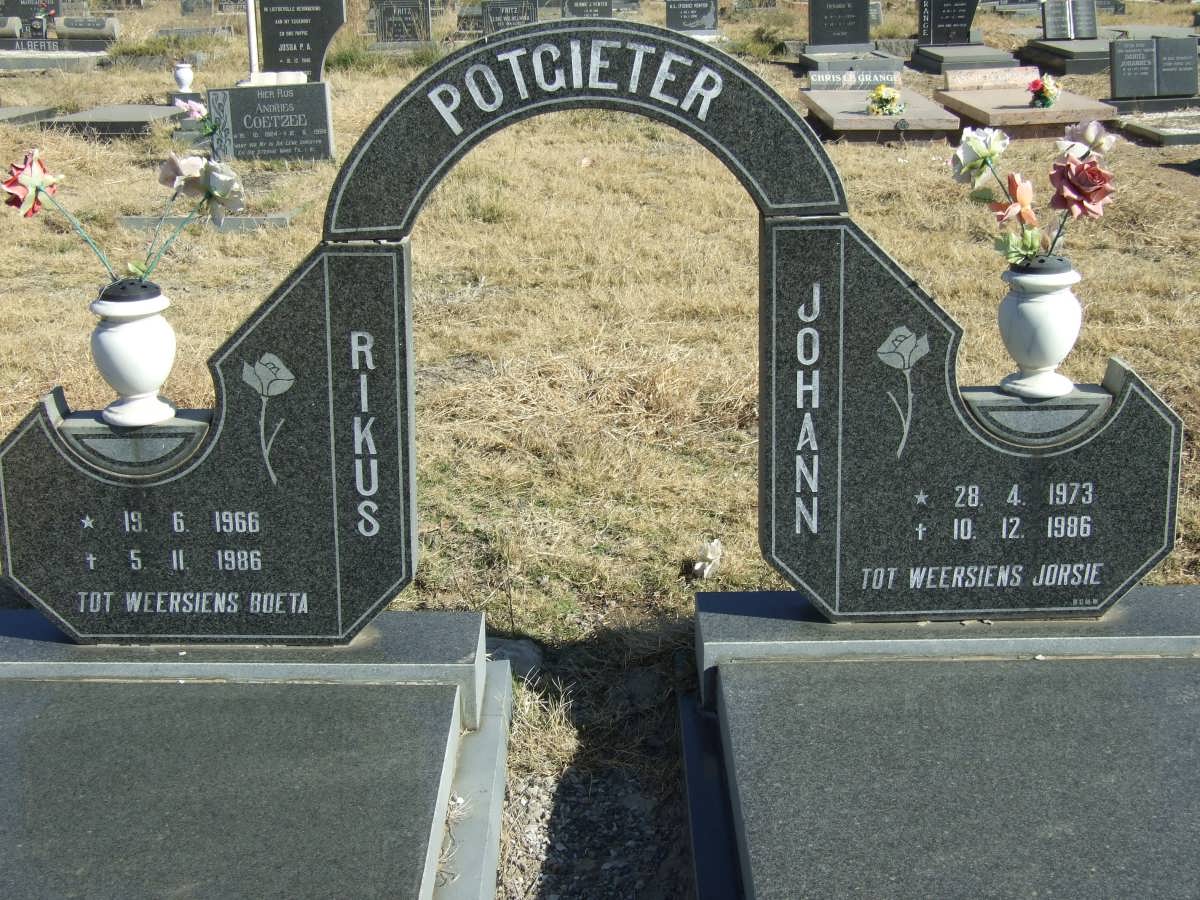 POTGIETER Rikus 1966-1986 :: POTGIETER Johann 1973-1986