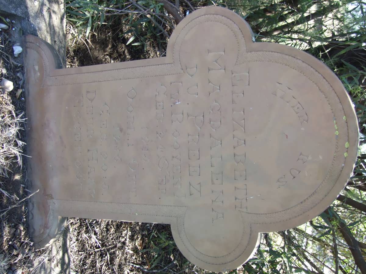 PREEZ Elizabeth Magdalena, du nee van ROOYEN 1915-1935