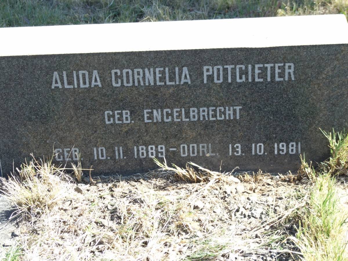 POTGIETER Alida Cornelia nee ENGELBRECHT 1889-1981