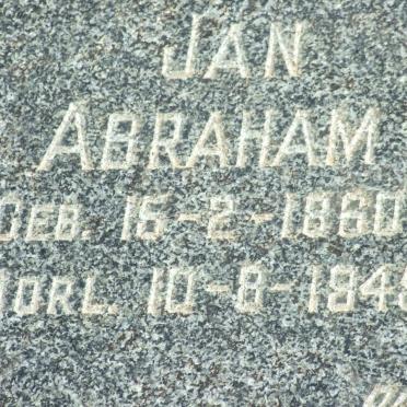 STADEN Jan Abraham, van 1860-1945 &amp; Anna Sophia Fredrika MEY 1860-1954