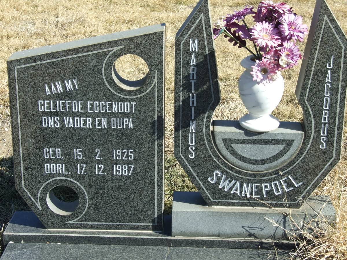 SWANEPOEL Marthinus Jacobus 1925-1987