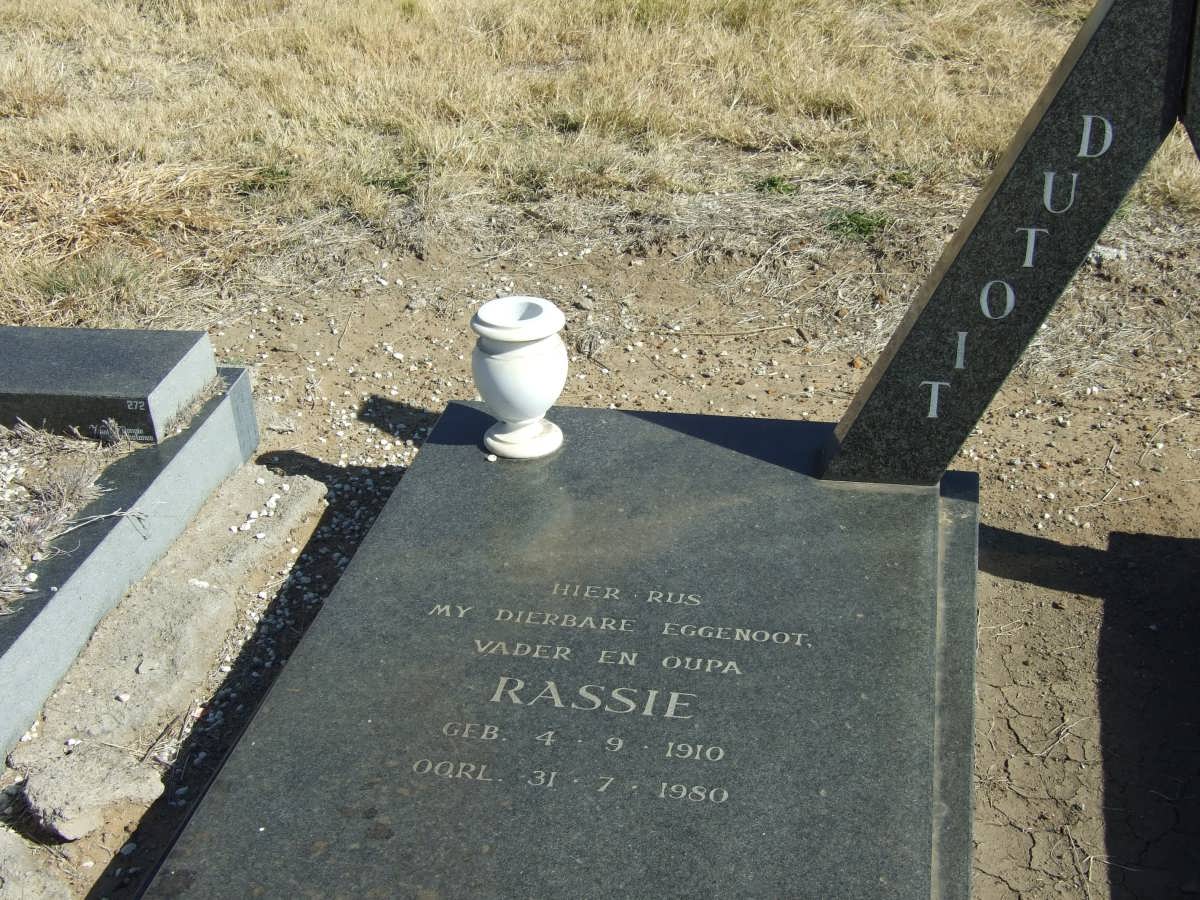 TOIT Rassie, du 1910-1980 :: REYNEKE Jannie 1939-1980