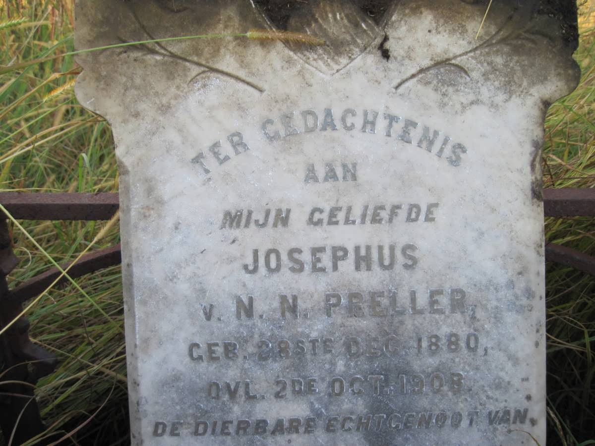 PRELLER Josephus v.N. N. 1880-1908
