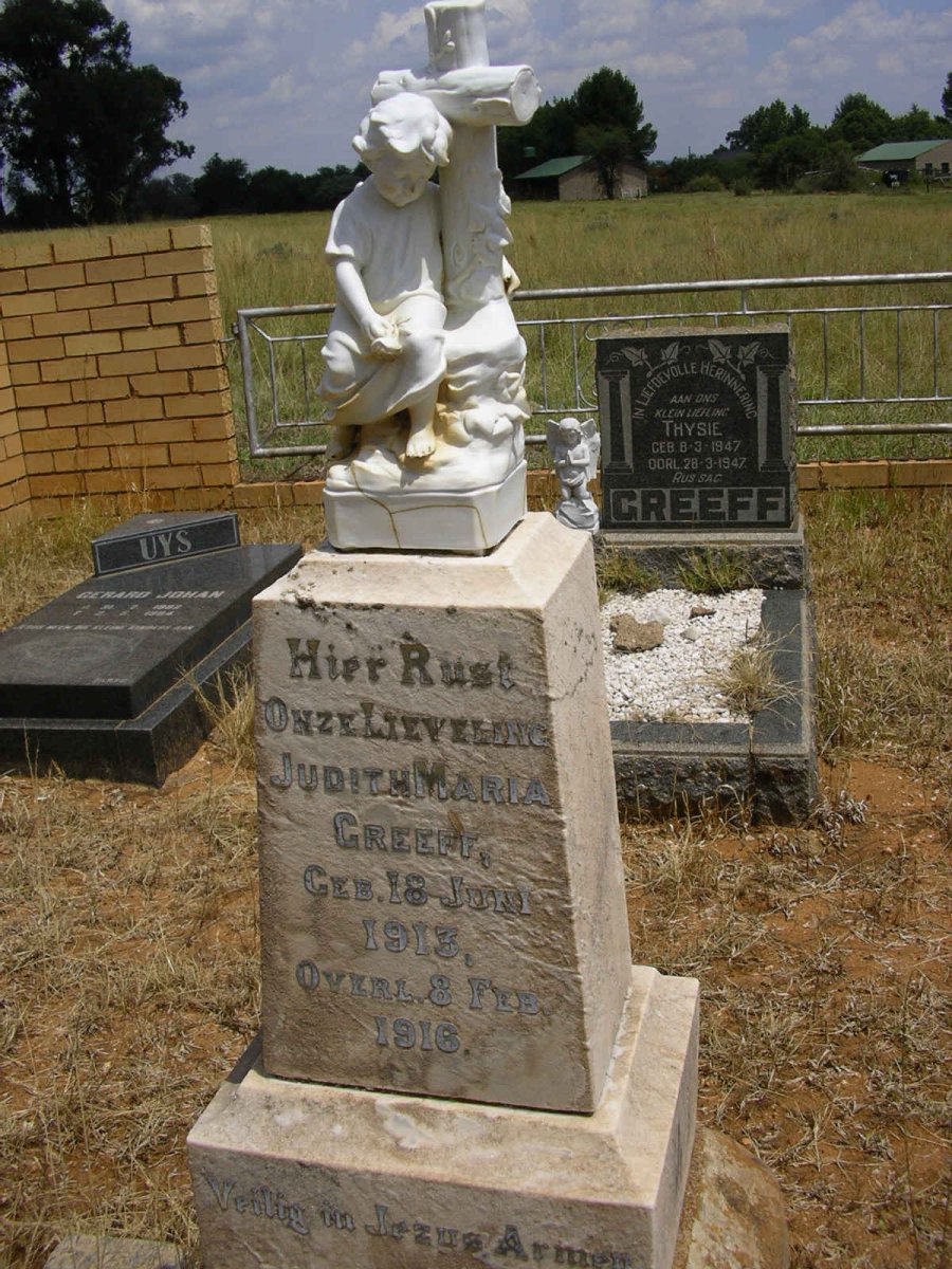GREEFF Judith Maria 1913-1916