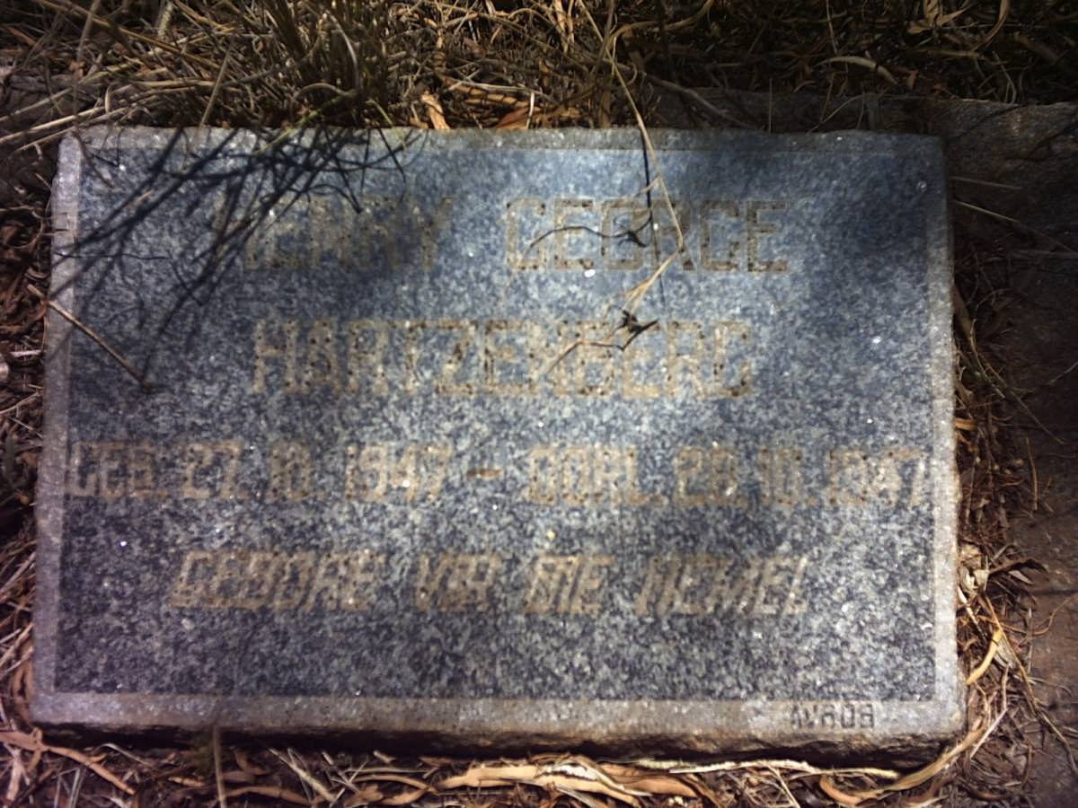 HARTZENBERG Henry George 1947-1947