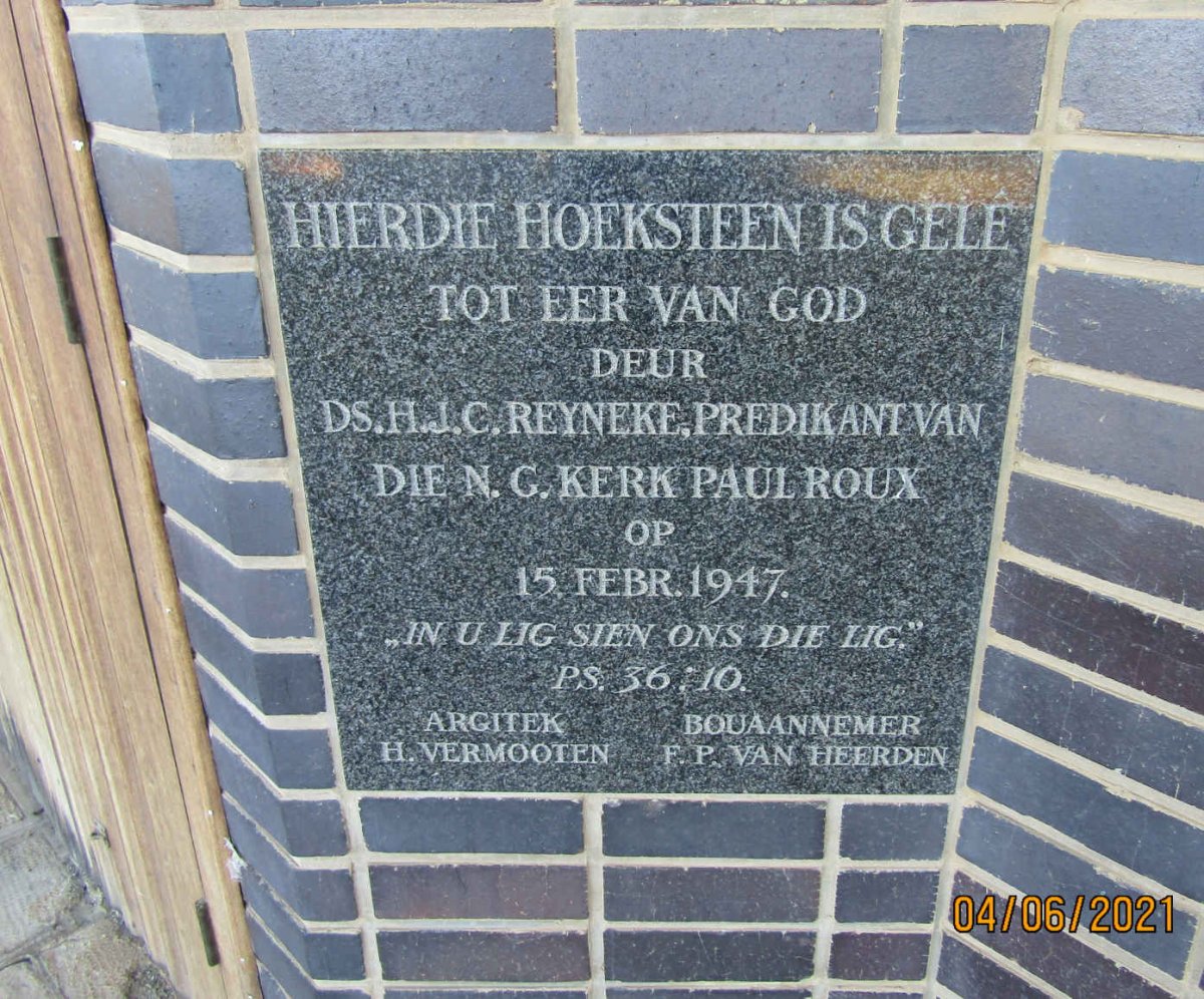 7. Hoeksteen 1947