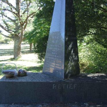 RETIEF Charl Wynand 1882-1952 &amp; Jacomina Agnessa FERREIRA 1884-1977