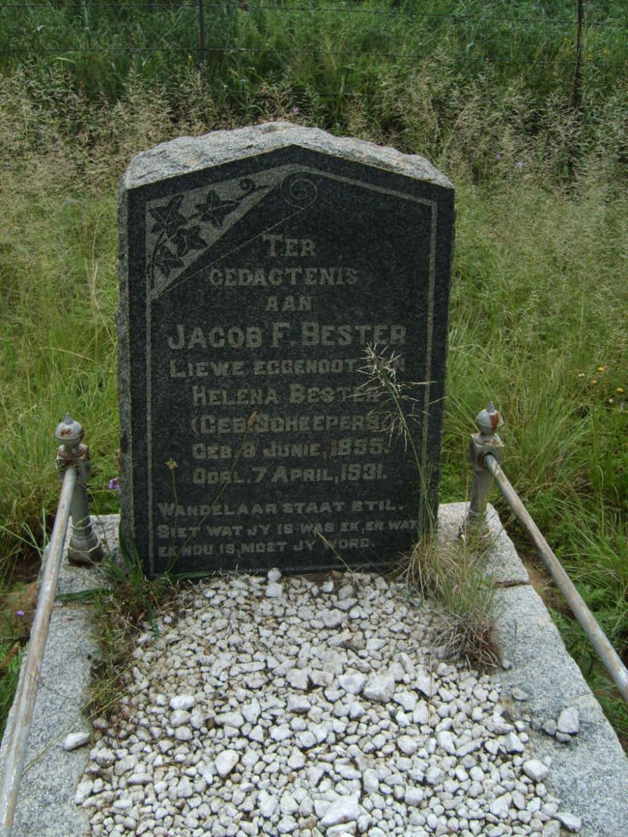 BESTER Jacob F. 1855-1931