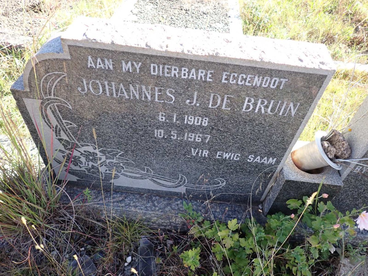 BRUIN Johannes J., de 1908-1967