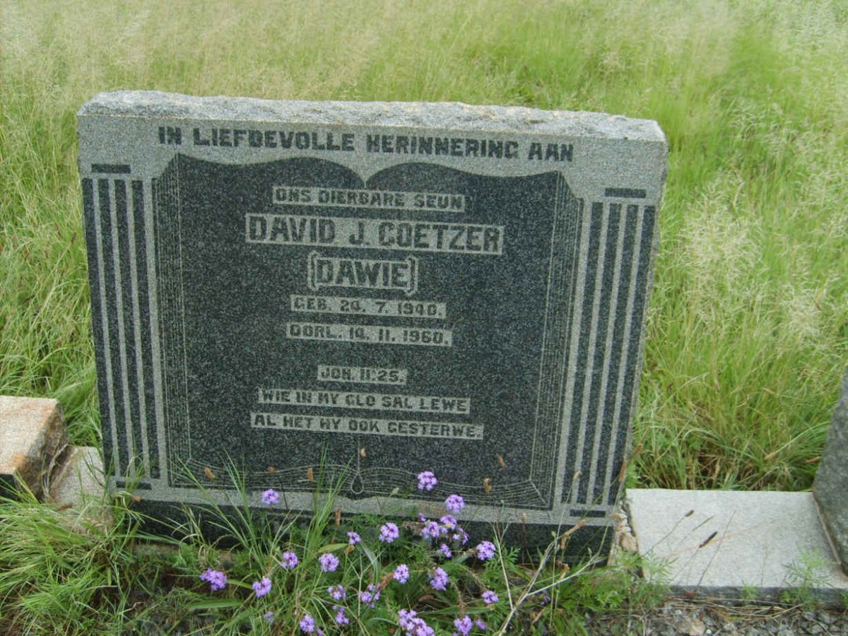 COETZER David J.  1940-1960