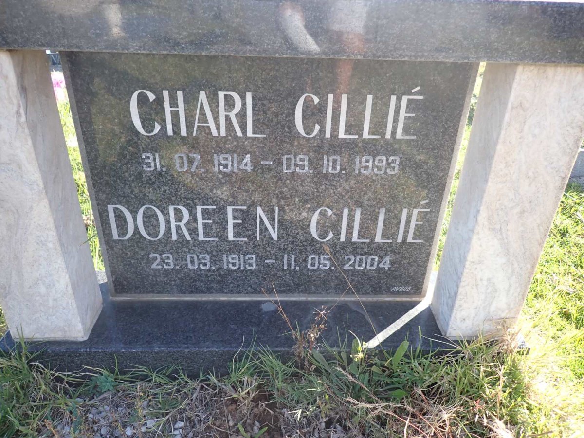 CILLIE Charl 1914-1993 & Doreen 1913-2004