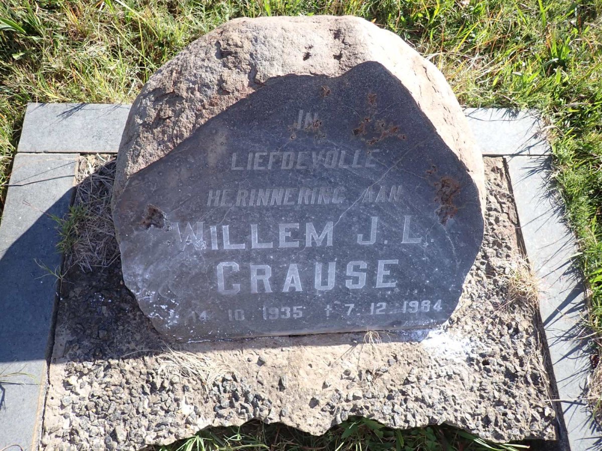 CRAUSE Willem J.L. 1935-1984