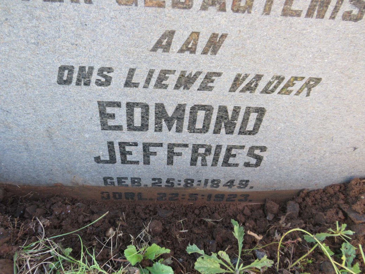 JEFFRIES Edmond 1849-1923