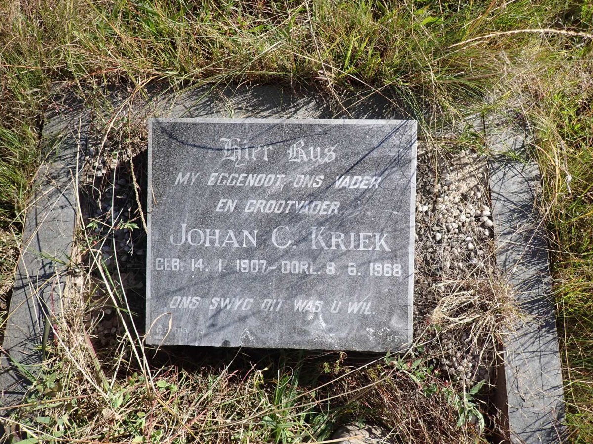 KRIEK Johan C. 1907-1968