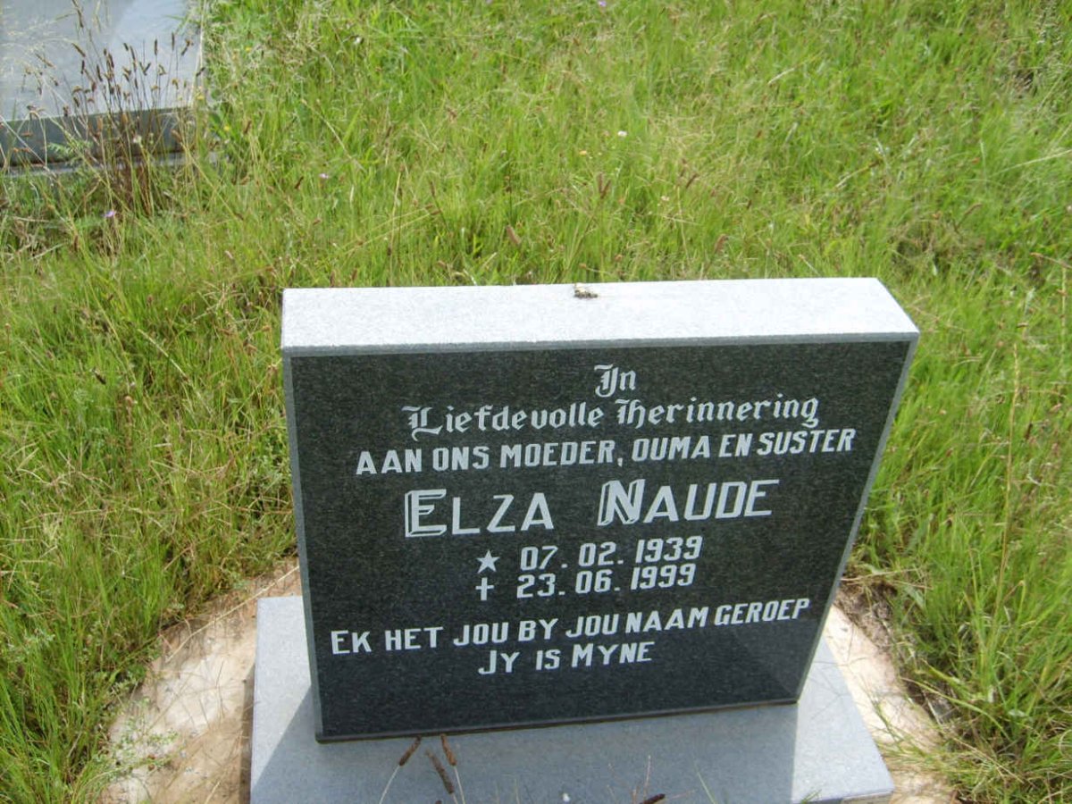 NAUDE Elza 1939-1999