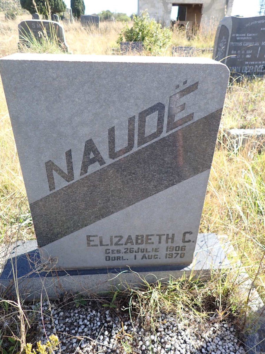 NAUDE Elizabeth C. 1906-1970