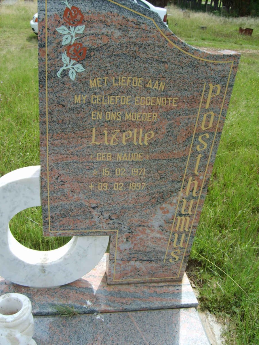 POSTHUMUS Lizelle nee NAUDE 1971-1997