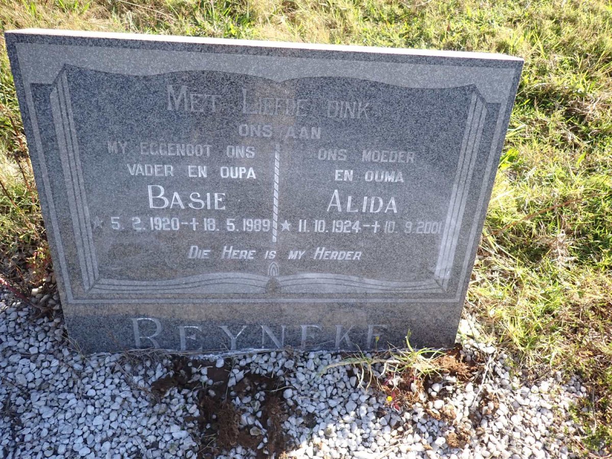 REYNEKE Basie 1920-1989 & Alida 1924-2001