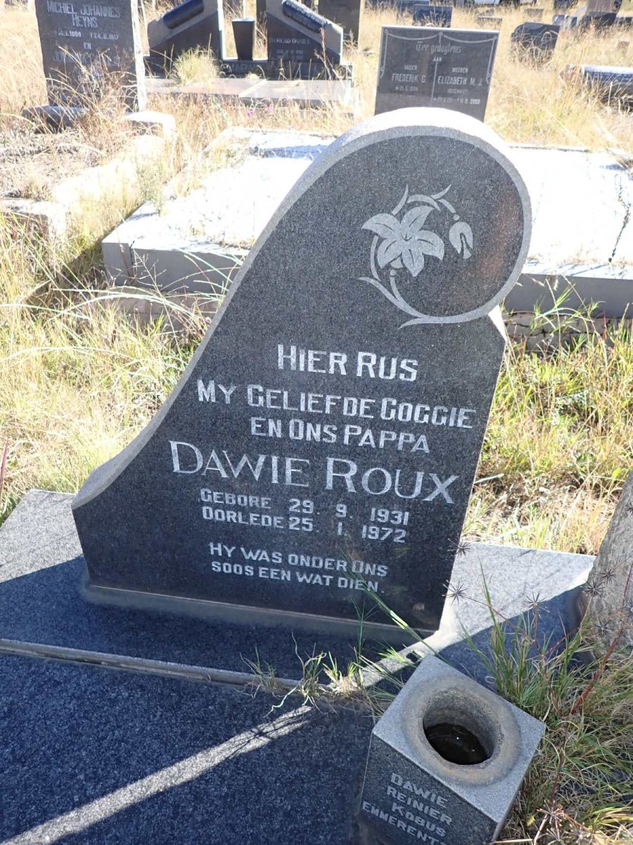 ROUX Dawie 1931-1972