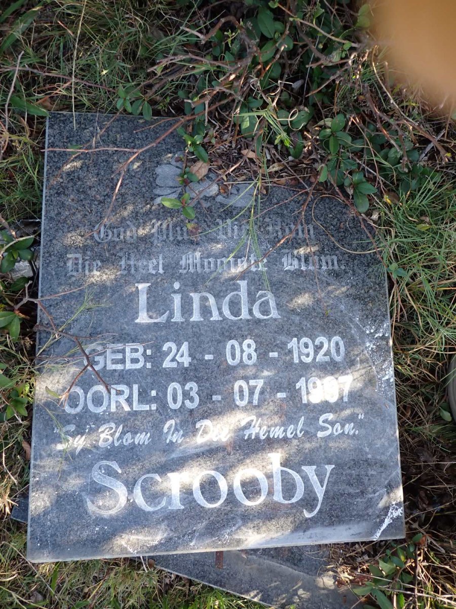 SCROOBY Linda 1920-1997